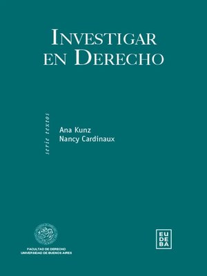 cover image of Investigar en Derecho